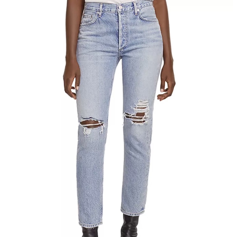 Agolde Jaime cotton ripped jeans